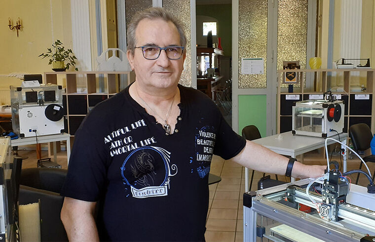 Gérard Mercier, stagiaire recommandé par Cap emploi