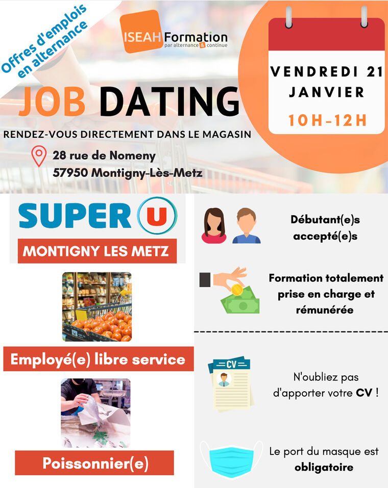 Job Dating : super U à Montigny-les-Metz