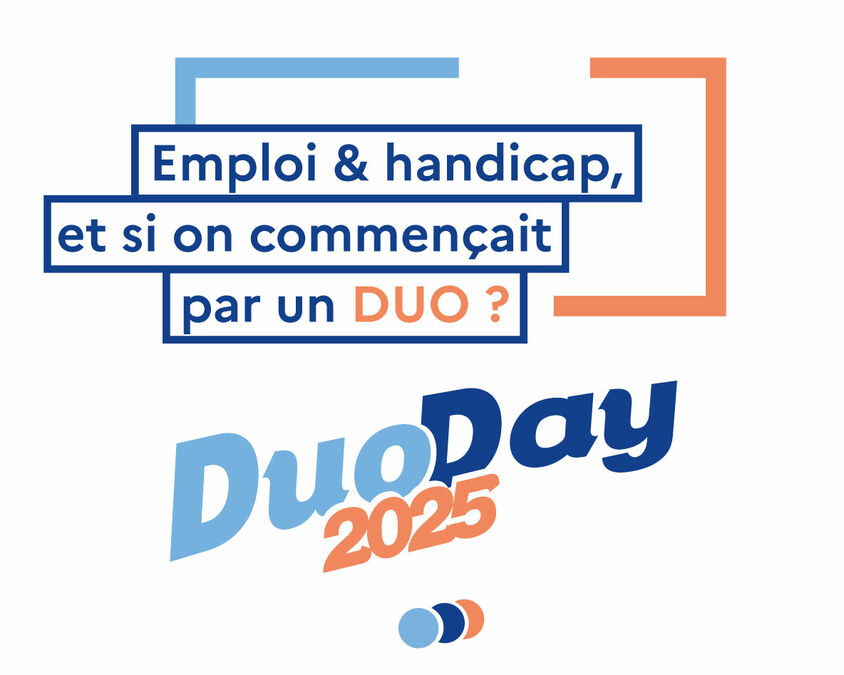 Emploi & Handicap, et si on commençait par un DUO ? logo DUODAY 2025