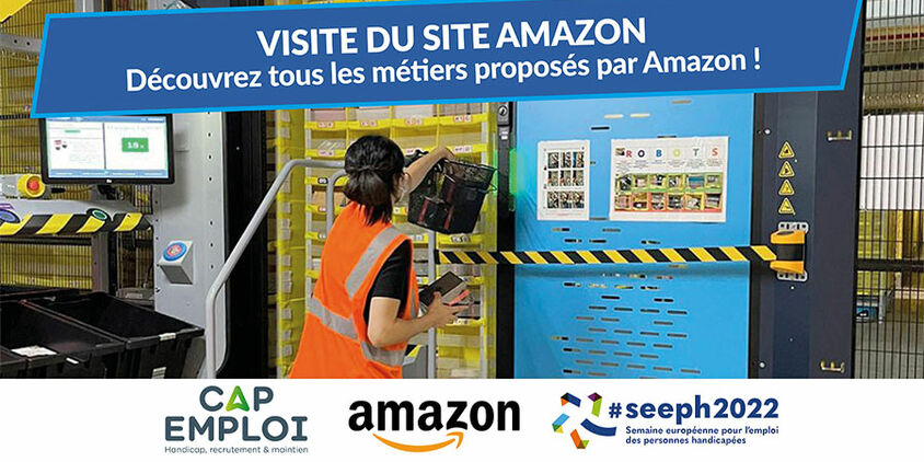 Image de l'entrepôt d'Amazon