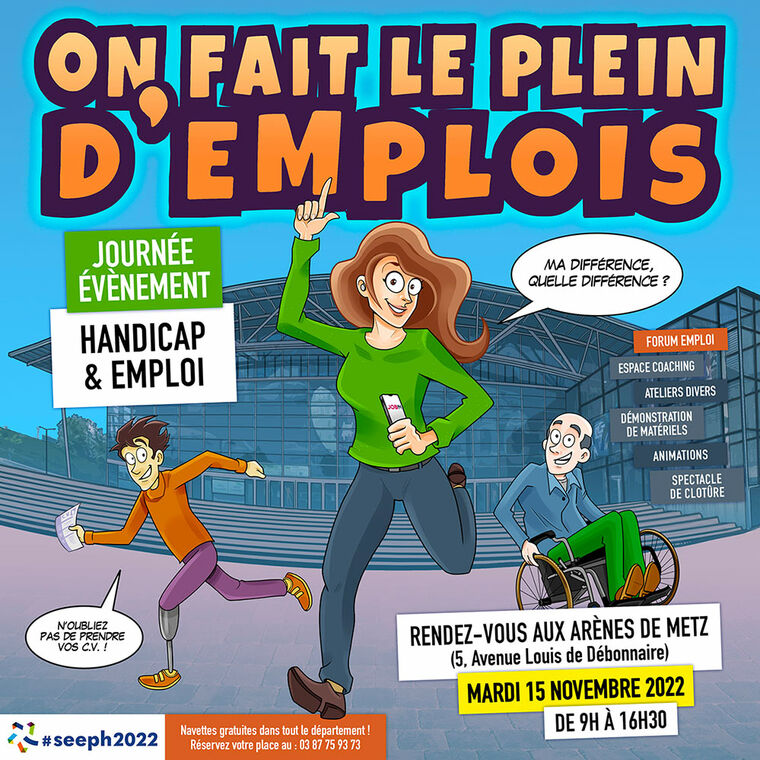 Affiche ON FAIT LE PLEIN D'EMPLOIS