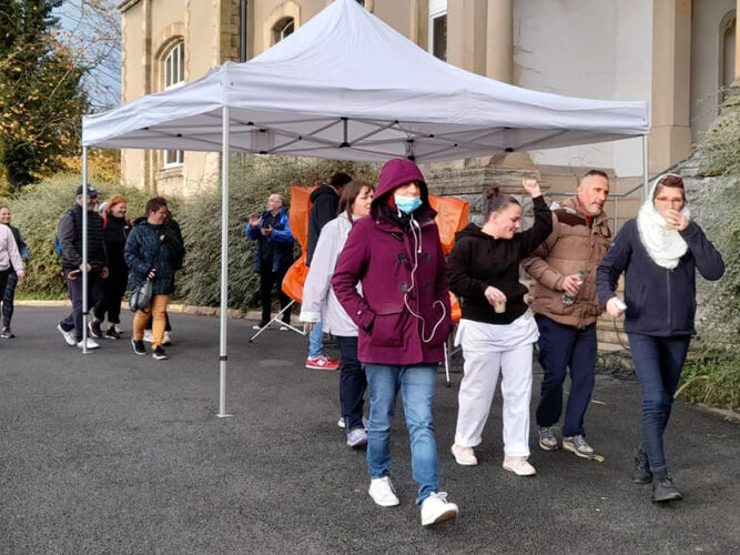 Course à pied et marche à pied pour bien terminer l'évènement