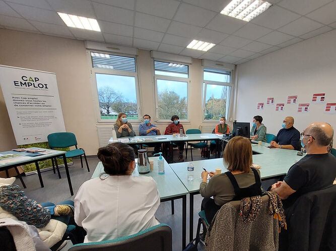 Table ronde avec cap emploi 57