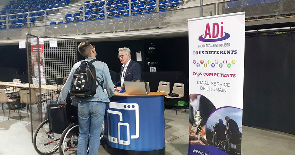 Stand ADI (qui présentait notre application mobile JOB!H)