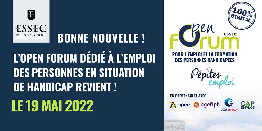 Open Forum en ligne ESSEC le 19 mai !