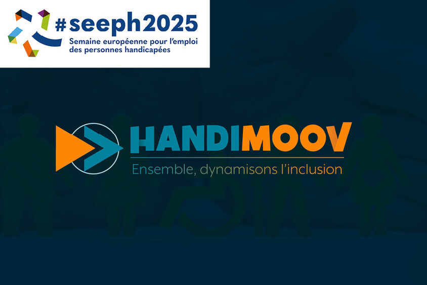 Logo HANDIMOOV : Ensemble, dynamisons l'inclusion