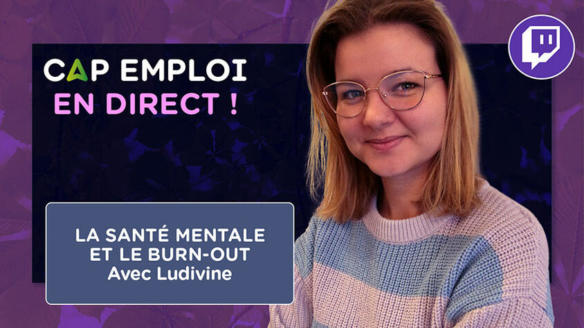 la santé mentale  et le burn-out Avec Ludivine