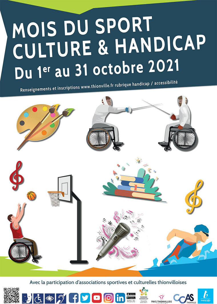 affiche MOIS DU SPORT CULTURE ET HANDICAP