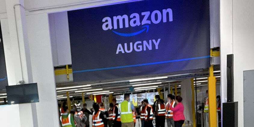 Inauguration d'Amazon à Augny