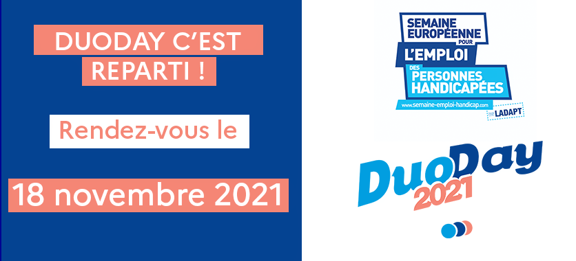 Le DUODAY revient le jeudi 18 novembre !