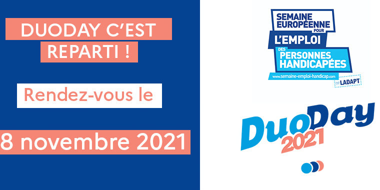Le DUODAY revient le jeudi 18 novembre !